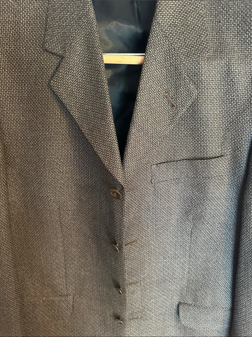 Men's Textured Gray Sport Coat - Classic Tailored Blazer